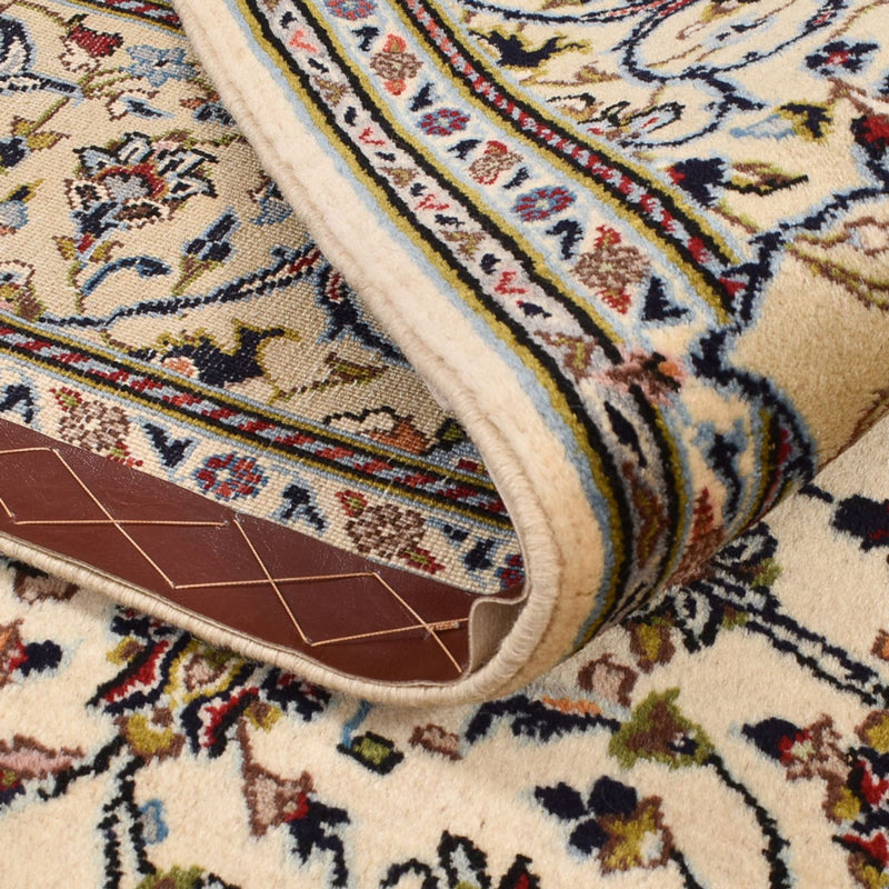 Dywan perski - Keshan - Royal - 208 x 135 cm - kremowy