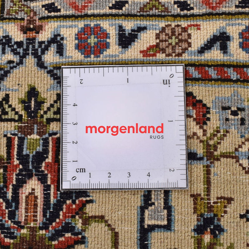 Dywan perski - Keshan - Royal - 208 x 135 cm - kremowy