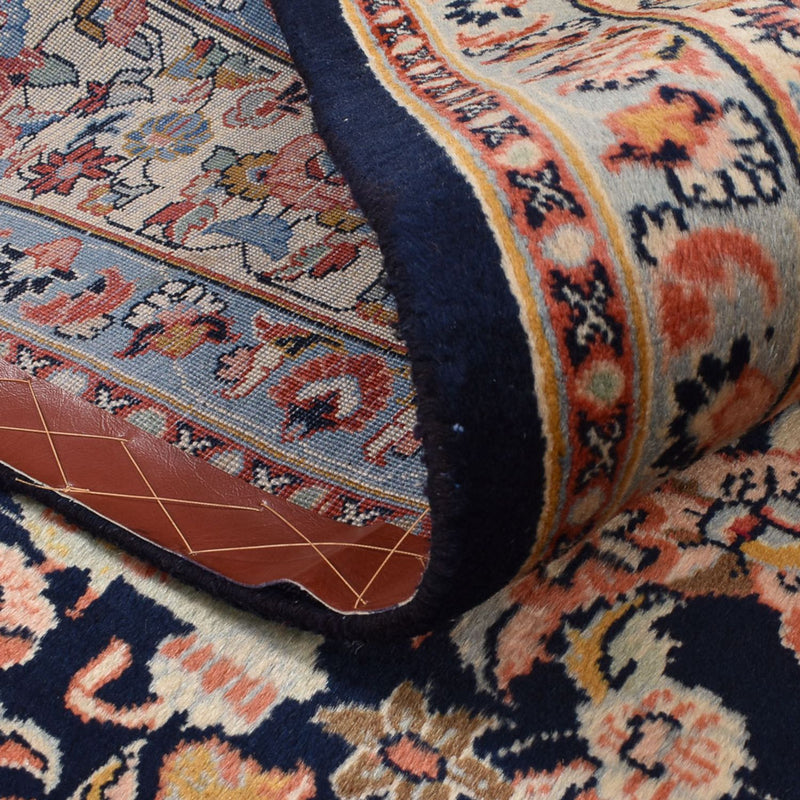 Dywan perski - Keshan - 238 x 205 cm - ciemnoniebieski