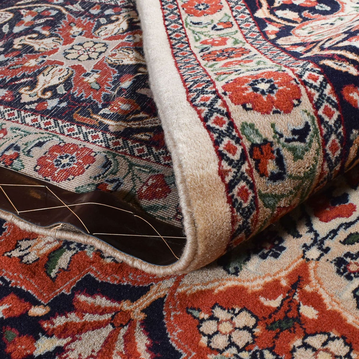 Dywan perski - Keshan - 403 x 299 cm - beżowy