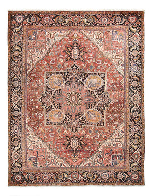 Perski dywan - Nomadyczny - 382 x 301 cm - jasna czerwień