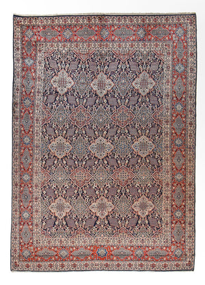 Dywan perski - Klasyczny - 400 x 293 cm - ciemnoszary