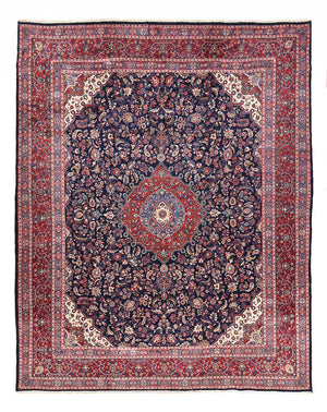 Dywan perski - Klasyczny - 438 x 352 cm - ciemna czerwień