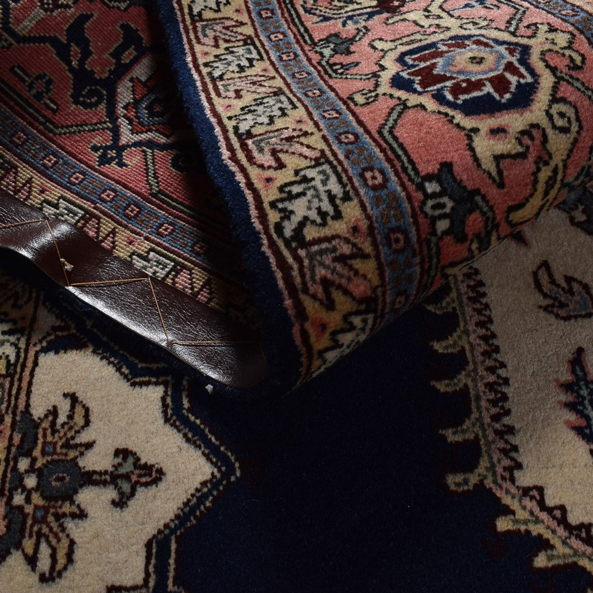 Perski dywan - Nomadyczny - 297 x 187 cm - ciemnoniebieski