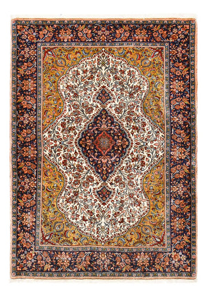 Dywan perski - Tabriz - Królewski - 210 x 153 cm - karmelowy