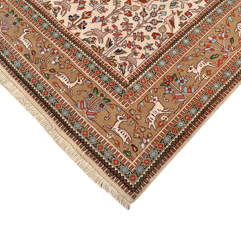 Dywan perski - Klasyczny kwadratowy  - 200 x 200 cm - kremowy