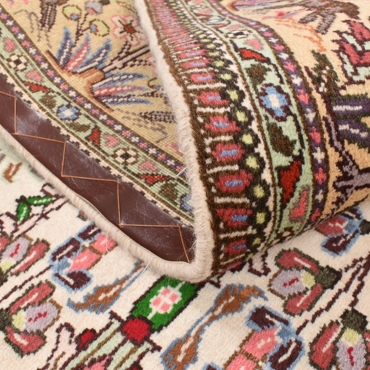 Dywan perski - Klasyczny kwadratowy  - 212 x 205 cm - kremowy