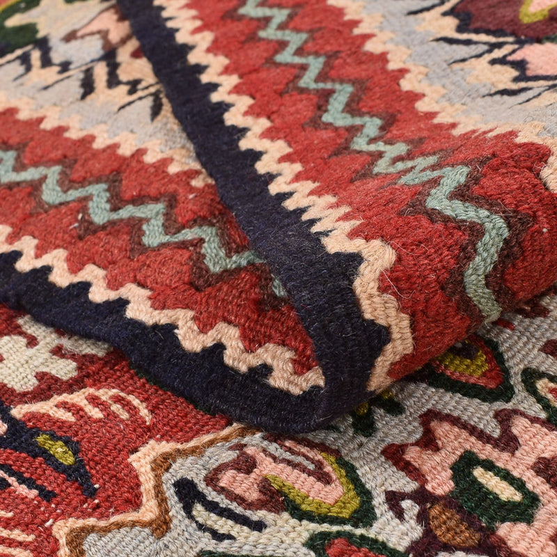 Dywan Kelim - Orientalny - 232 x 157 cm - brązowy