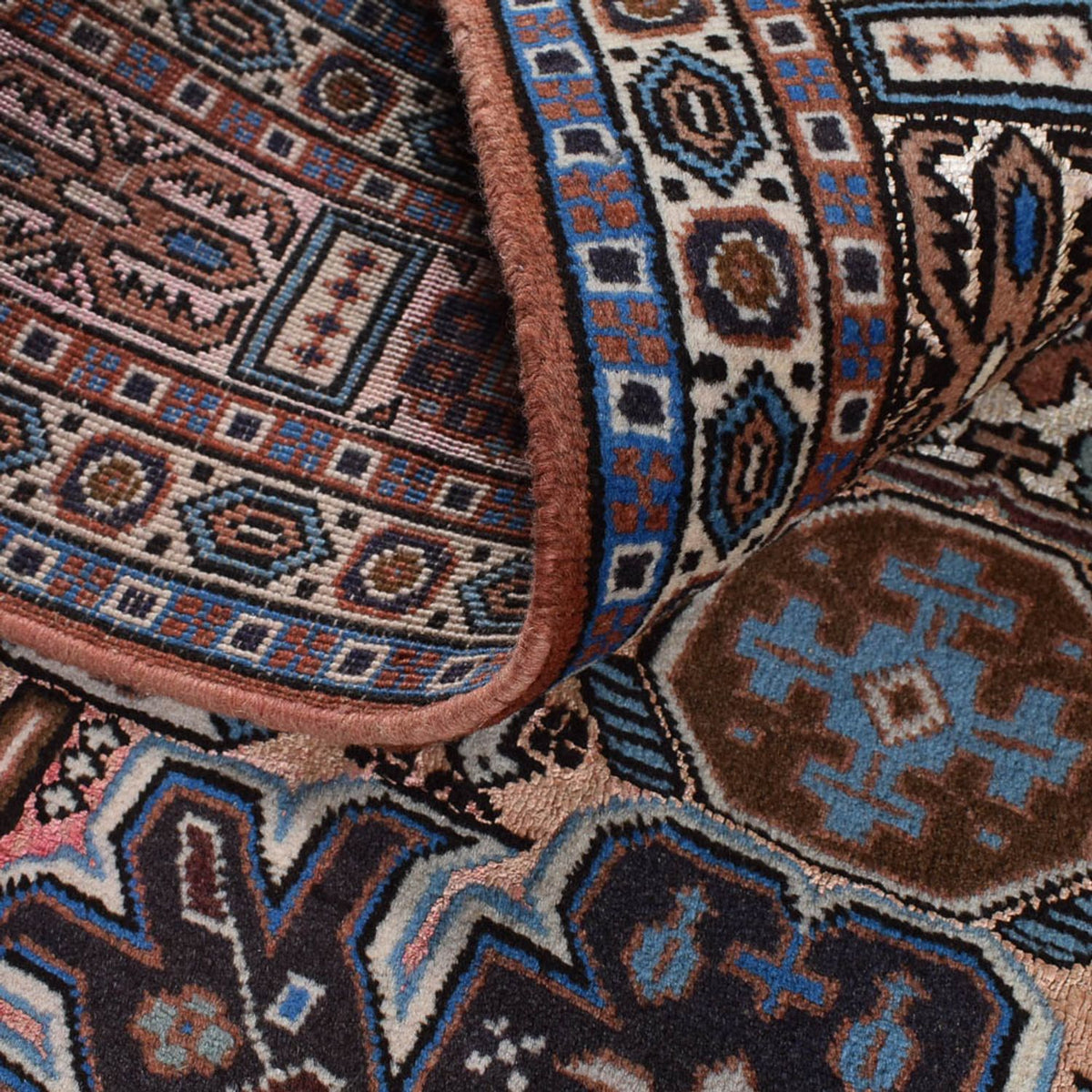 Perski dywan - Nomadyczny - 200 x 136 cm - ciemnoszary