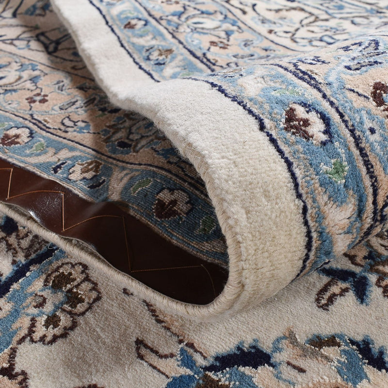 Dywan perski - Nain - Królewski - 605 x 403 cm - kremowy