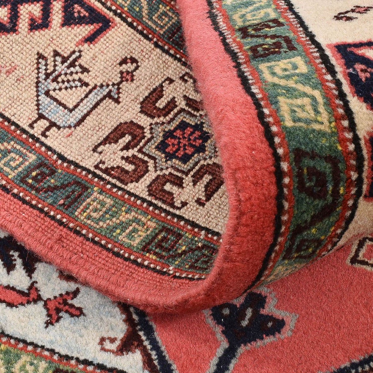 Perski dywan - Nomadyczny - 160 x 103 cm - czerwony