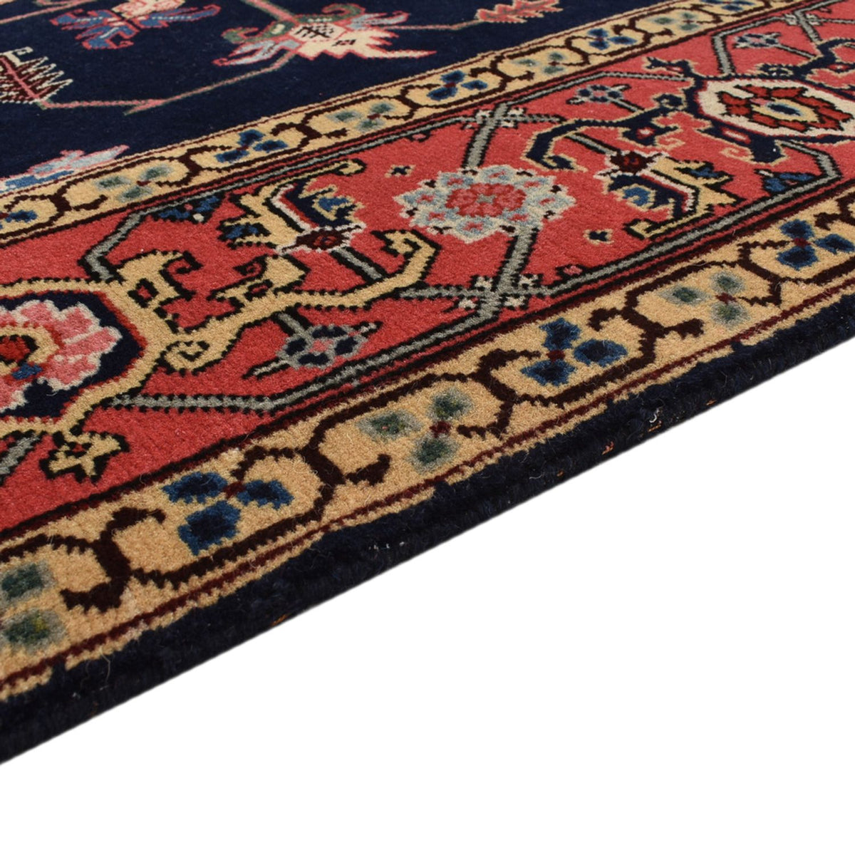 Perski dywan - Nomadyczny - 260 x 146 cm - ciemnoniebieski