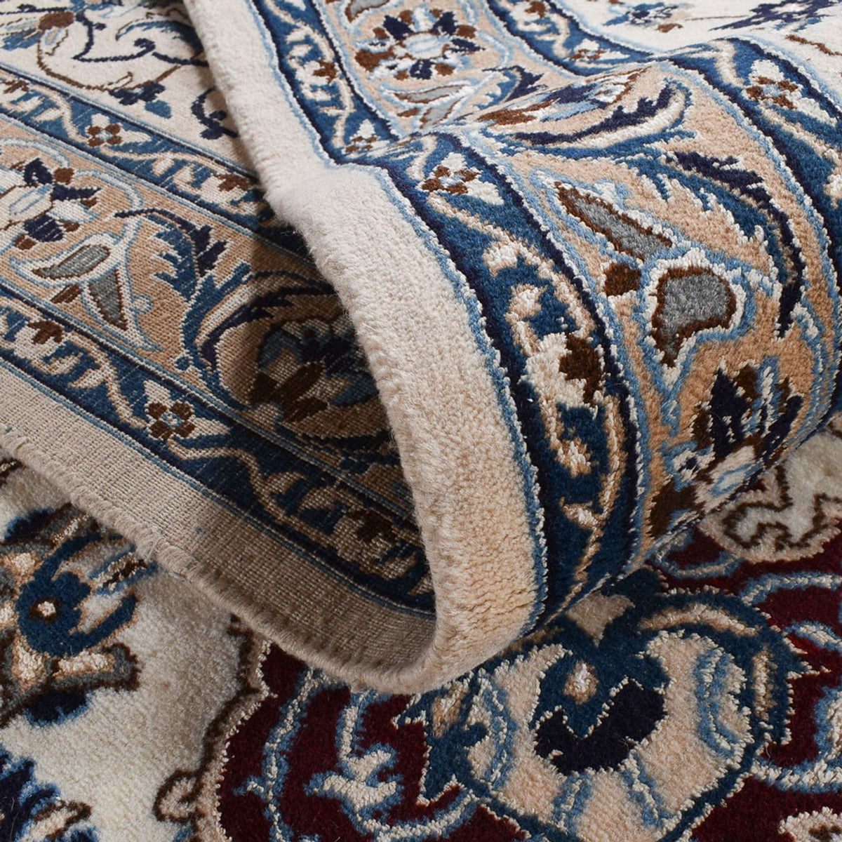 Dywan perski - Nain - Królewski - 626 x 390 cm - szary