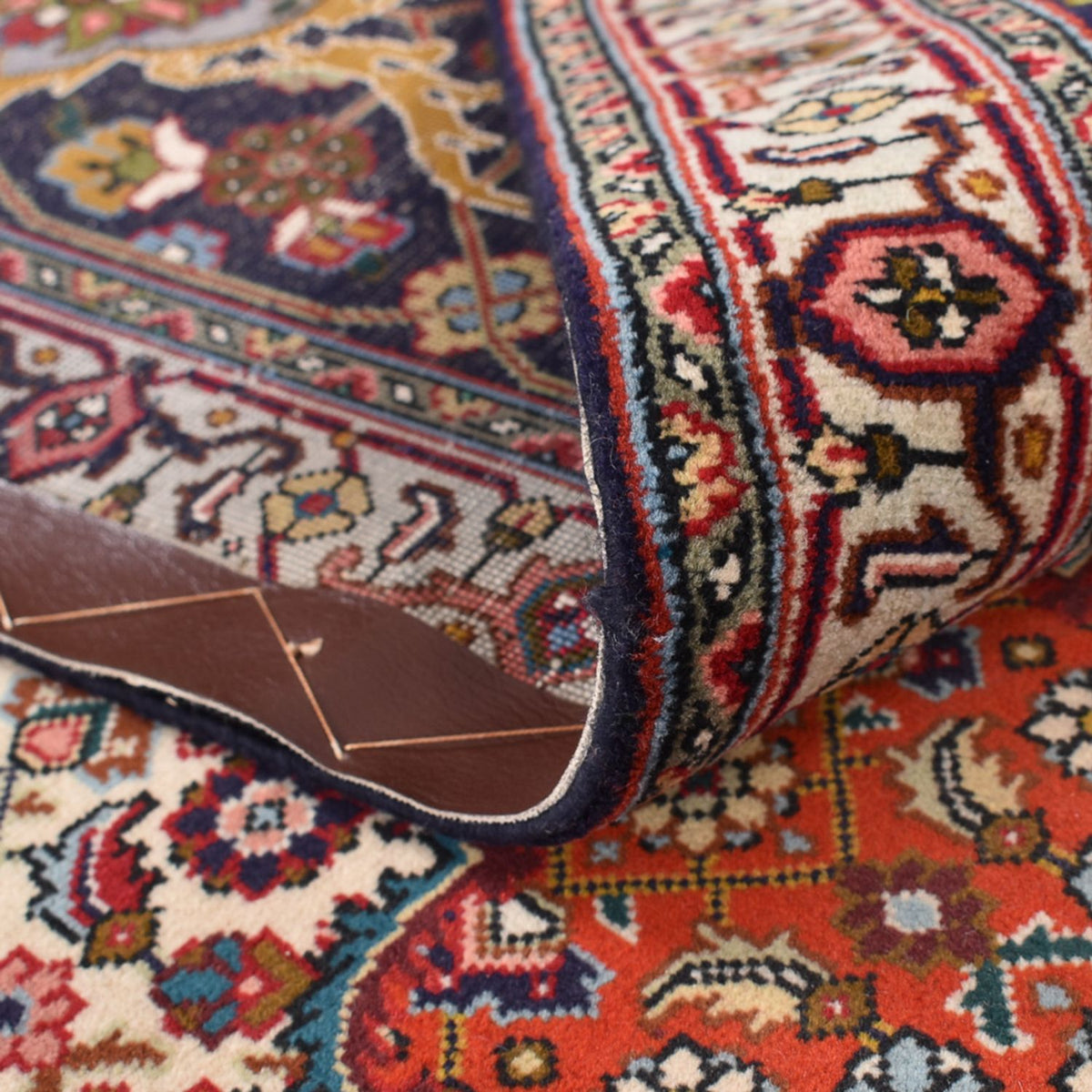 Dywan perski - Tabriz - Królewski - 382 x 294 cm - czerwień winna