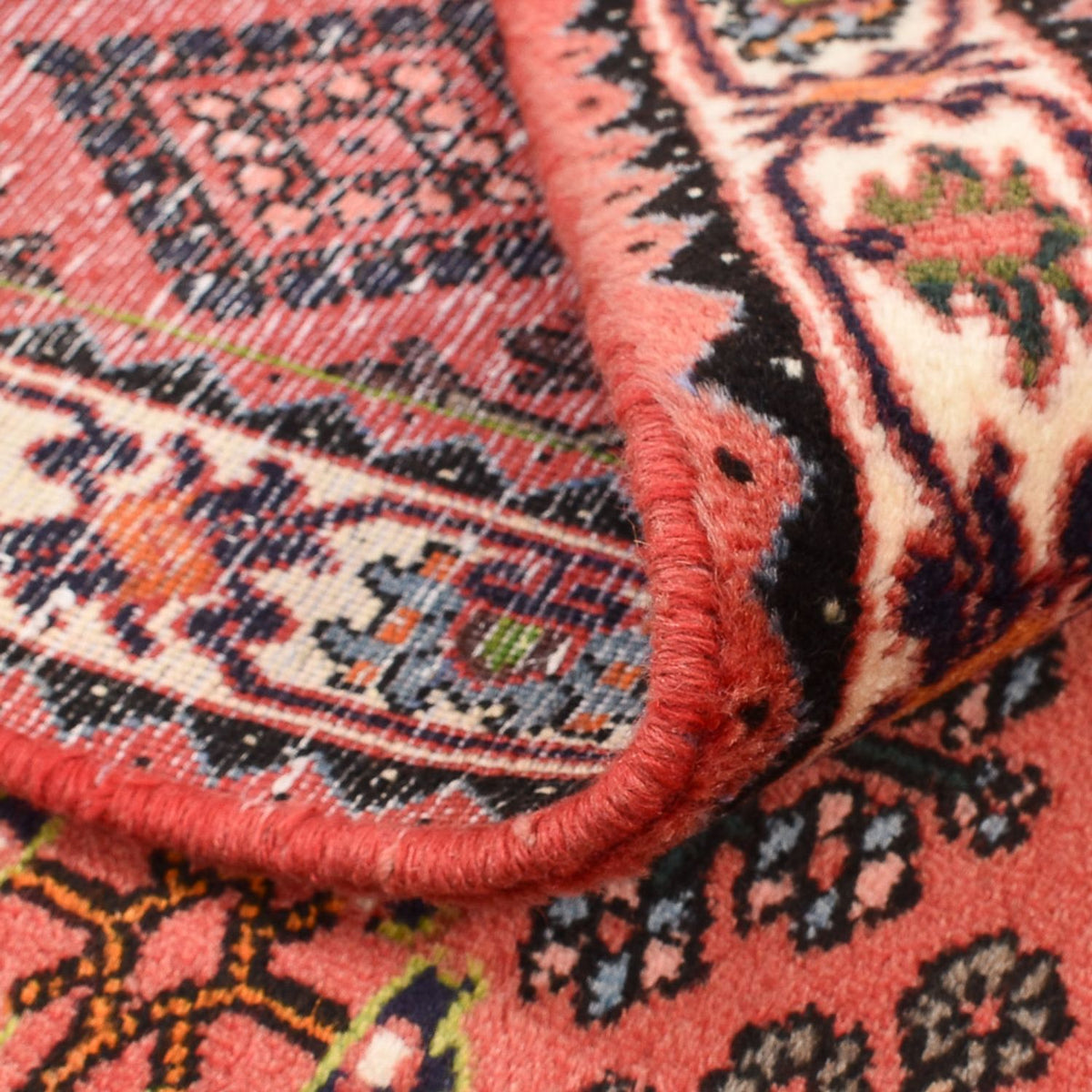 Perski dywan - Nomadyczny - 150 x 112 cm - jasna czerwień