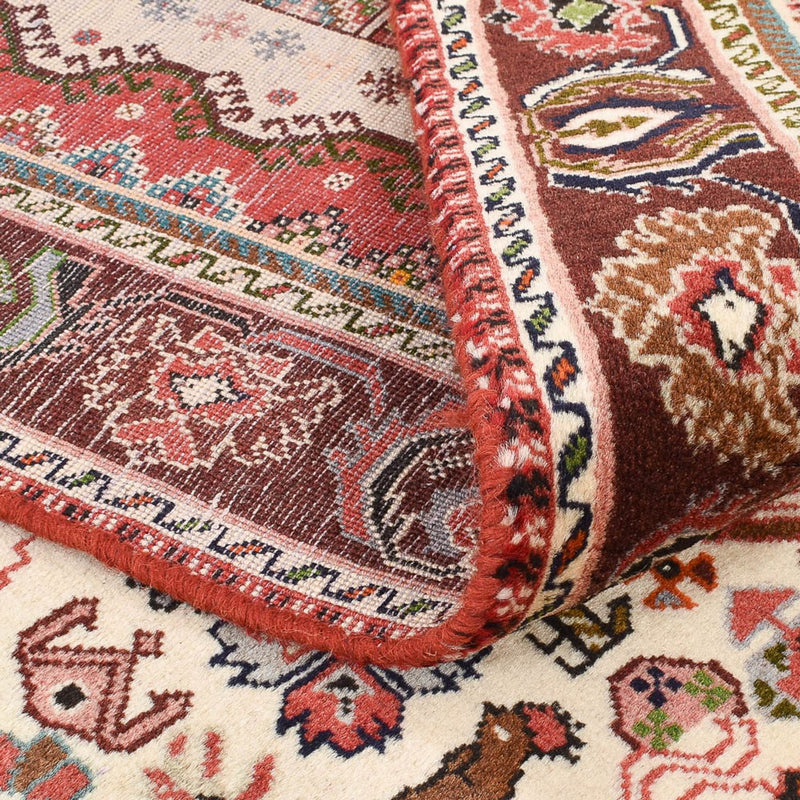 Dywan Gabbeh - Kashkuli perski - 200 x 150 cm - kremowy