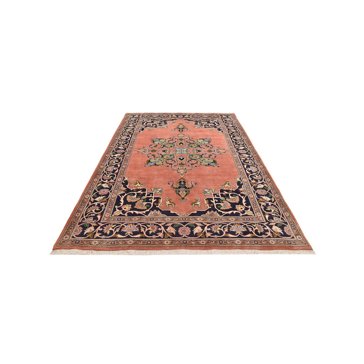 Perski dywan - Nomadyczny - 305 x 204 cm - oliwkowa zieleń