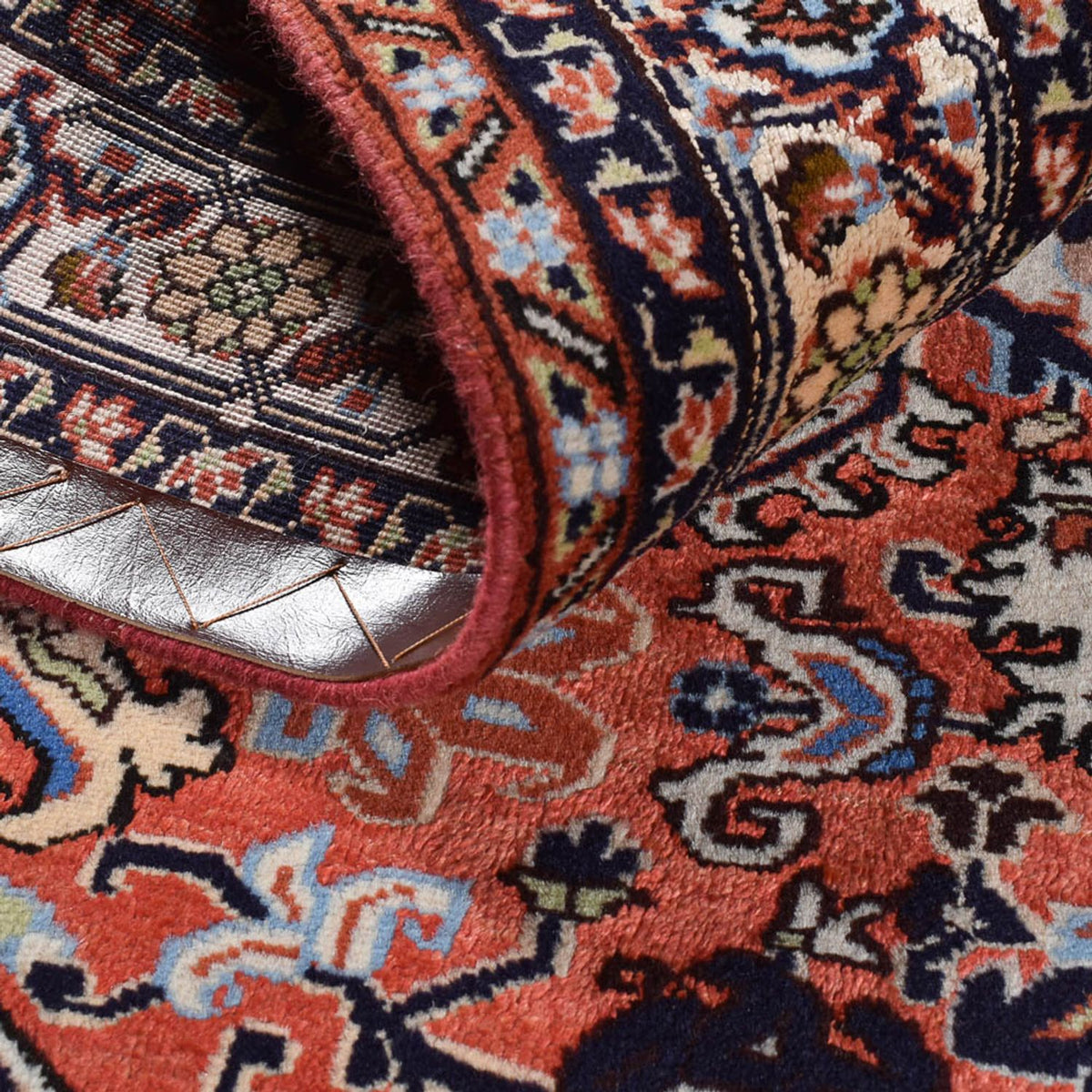 Perski dywan - Nomadyczny - 198 x 142 cm - łososiowy