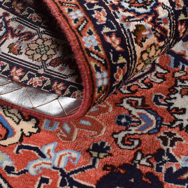 Perski dywan - Nomadyczny - 198 x 142 cm - łososiowy