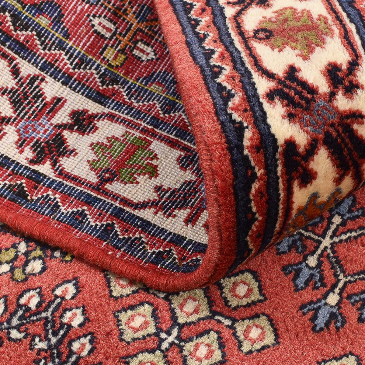 Perski dywan - Nomadyczny - 150 x 112 cm - jasna czerwień