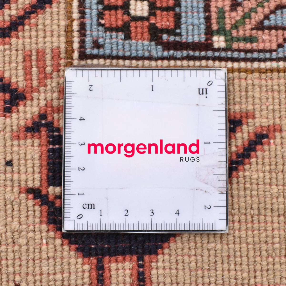 Perski dywan - Nomadyczny kwadratowy  - 208 x 198 cm - zielona