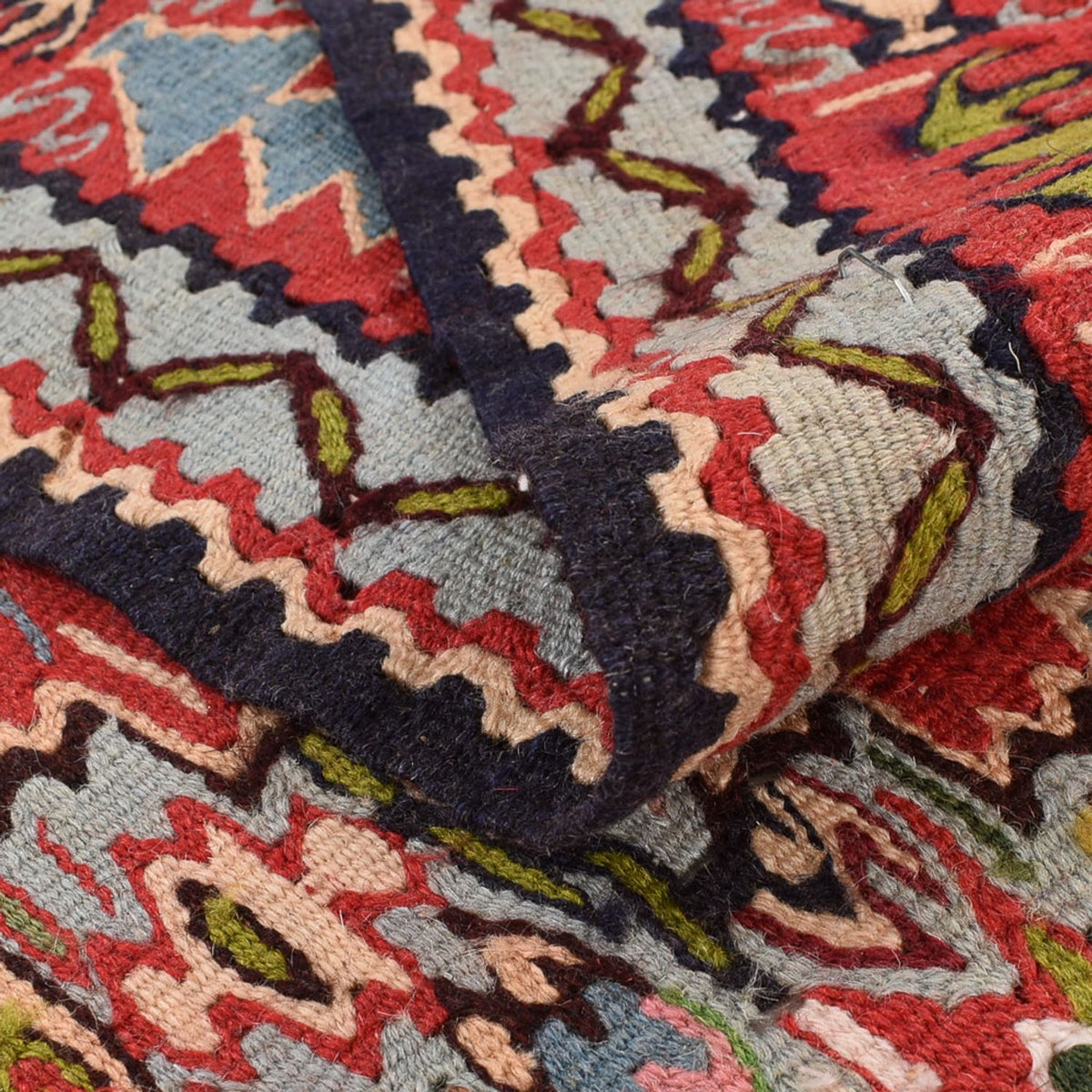 Dywan Kelim - Orientalny - 254 x 150 cm - terakota