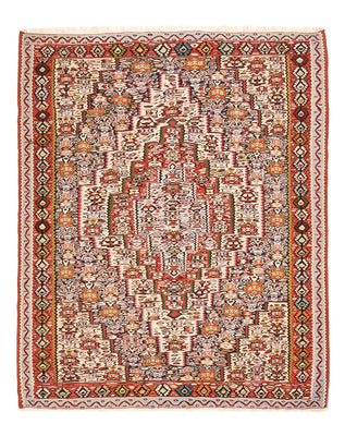 Dywan Kelim - Orientalny - 150 x 118 cm - terakota