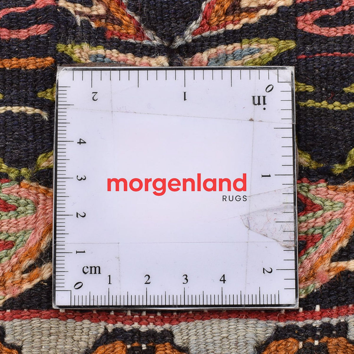 Dywan Kelim - Orientalny kwadratowy  - 147 x 130 cm - czerwony