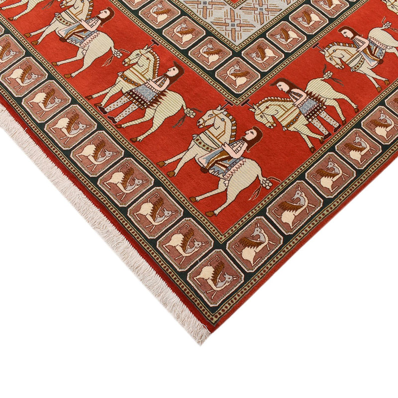 Dywan perski - Tabriz - Królewski kwadratowy  - 255 x 245 cm - wielokolorowy