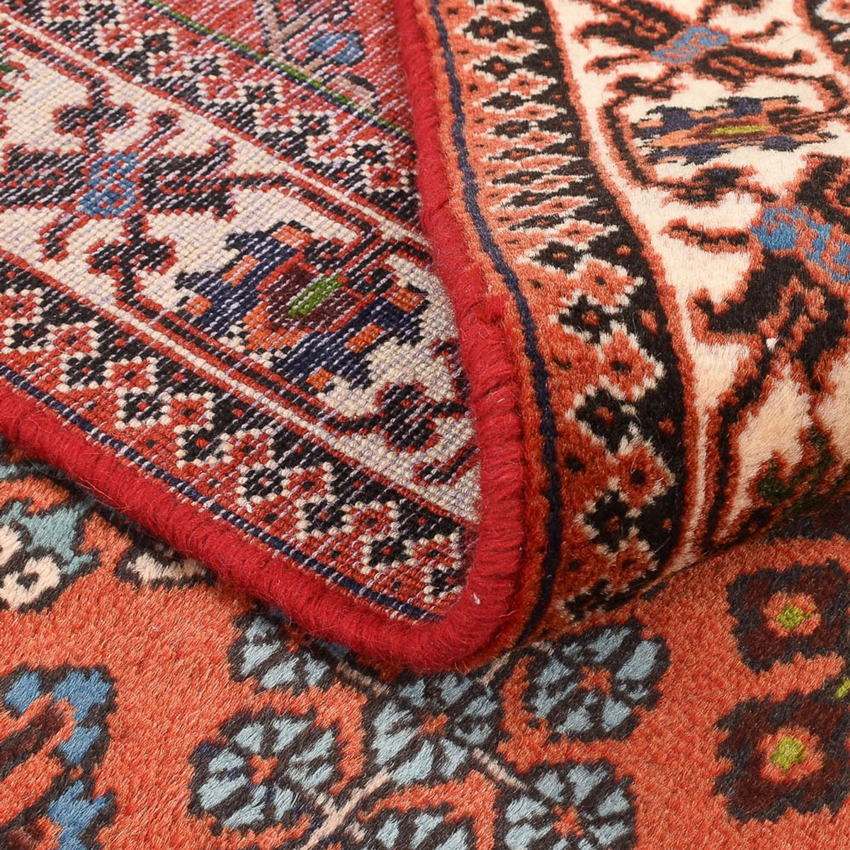 Perski dywan - Nomadyczny - 160 x 112 cm - jasna czerwień