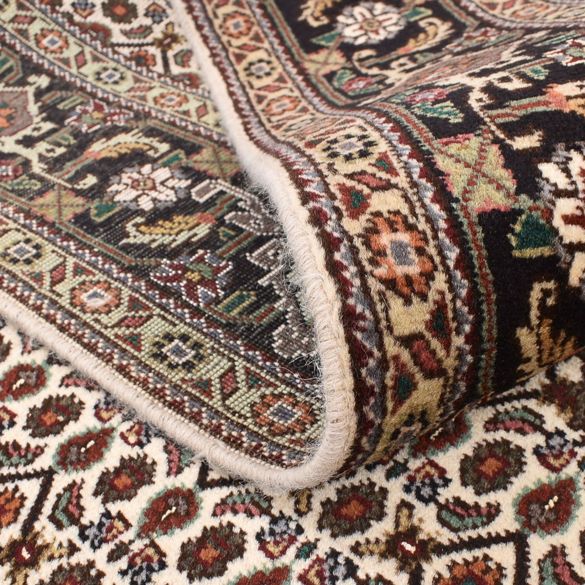 Dywan perski - Tabriz - Królewski kwadratowy  - 200 x 200 cm - jasnobrązowy