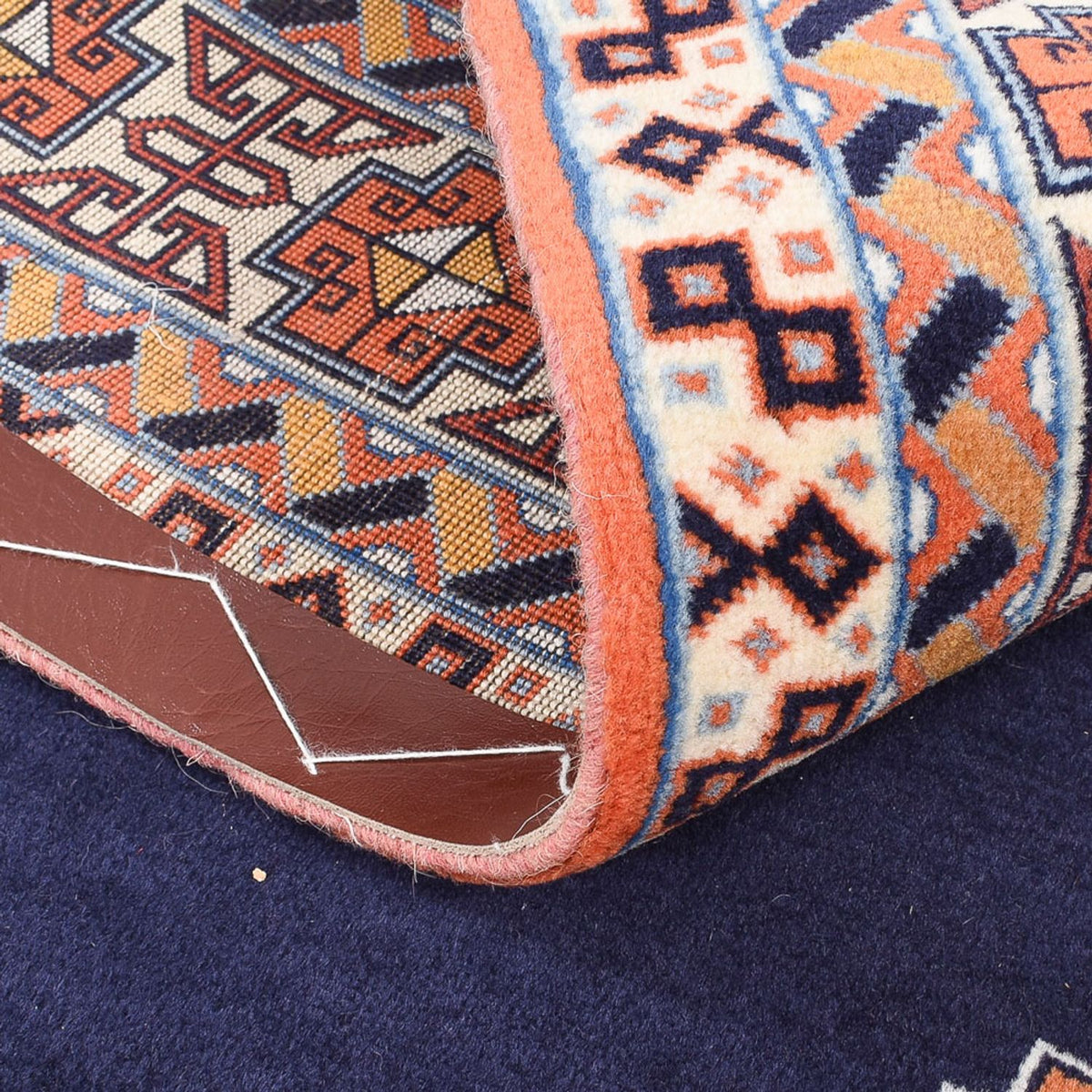 Dywan perski - Tabriz - Królewski - 142 x 100 cm - ciemnoniebieski