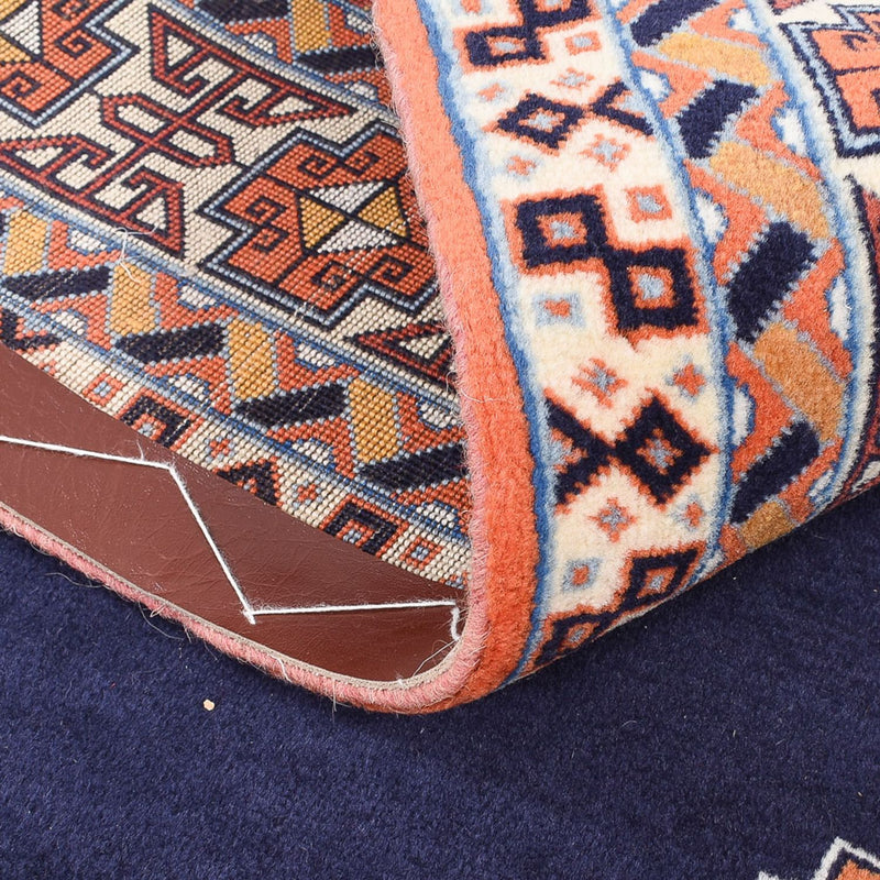 Dywan perski - Tabriz - Królewski - 142 x 100 cm - ciemnoniebieski