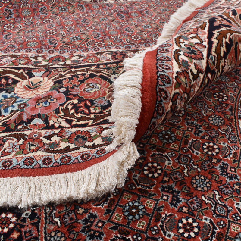 Dywan perski - Bijar okrągły  - 400 x 400 cm - rdza