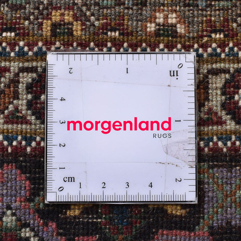 Dywan perski - Tabriz - Królewski kwadratowy  - 204 x 204 cm - brązowy