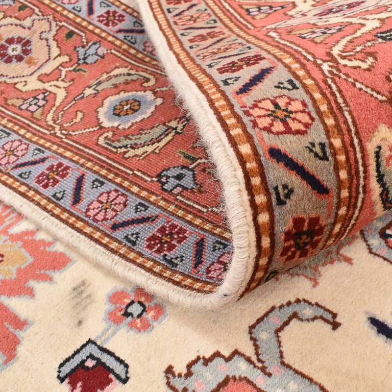 Dywan perski - Tabriz - Królewski kwadratowy  - 205 x 200 cm - kremowy