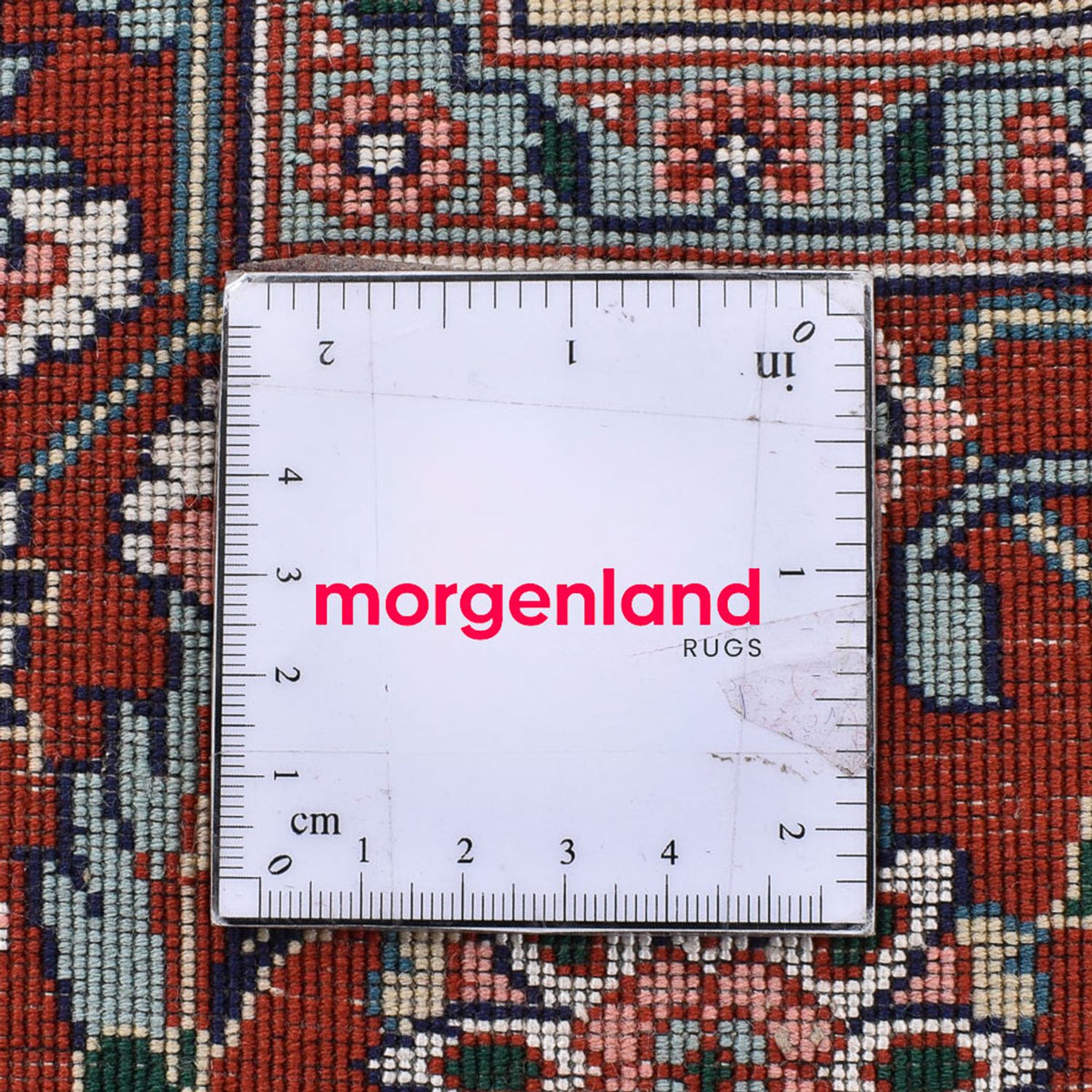 Dywan perski - Tabriz - Królewski kwadratowy  - 203 x 200 cm - rdza