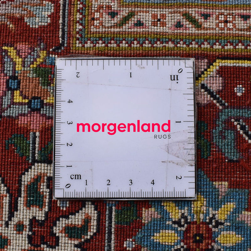 Dywan perski - Tabriz - Królewski - 296 x 200 cm - rdza