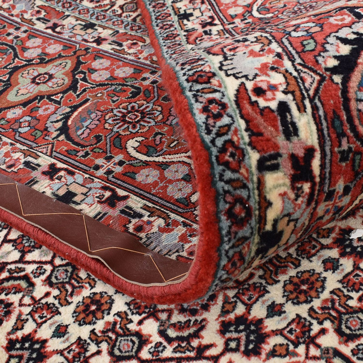 Dywan perski - Bijar kwadratowy  - 306 x 304 cm - rdza