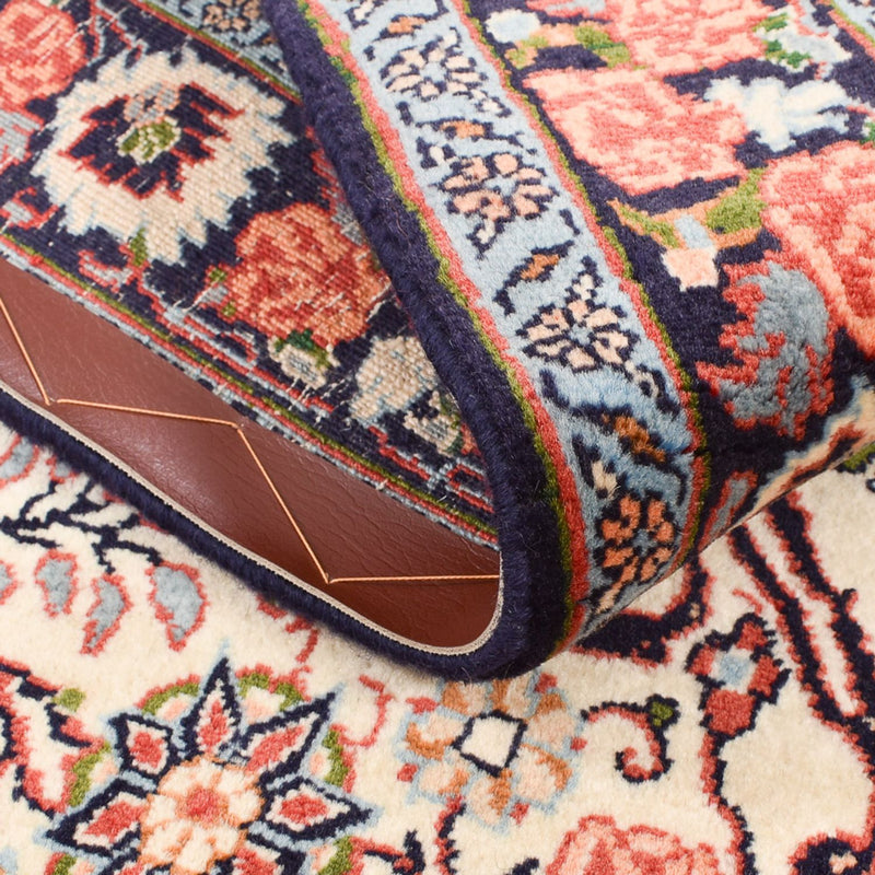 Biegacz Dywan perski - Bijar - 196 x 82 cm - kremowy