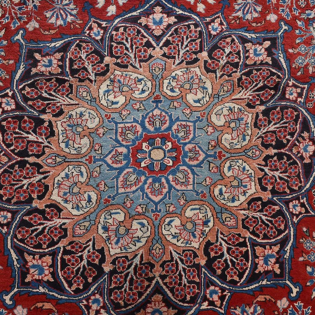 Dywan perski - Bijar - 441 x 310 cm - czerwony