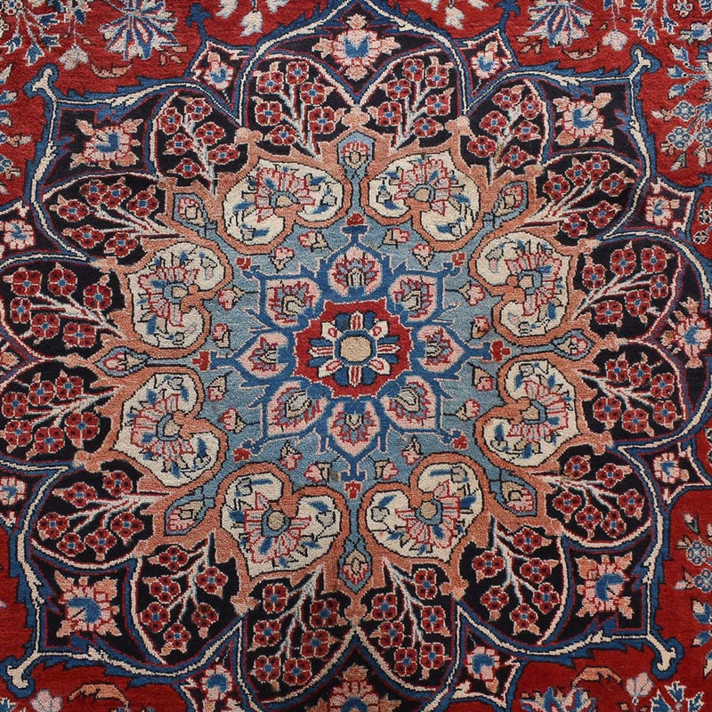 Dywan perski - Bijar - 441 x 310 cm - czerwony