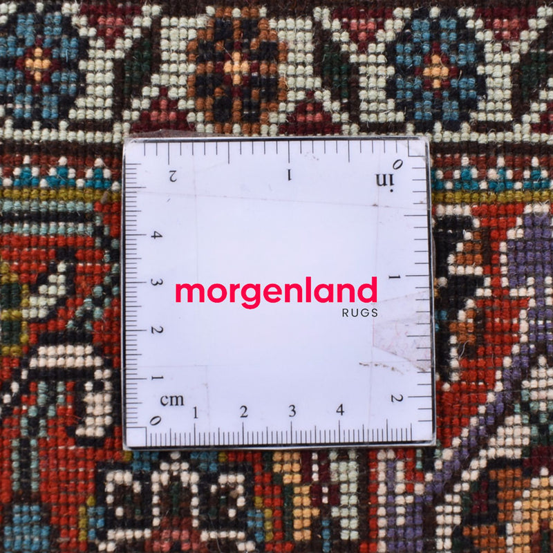 Dywan perski - Tabriz - Królewski kwadratowy  - 210 x 206 cm - rdza