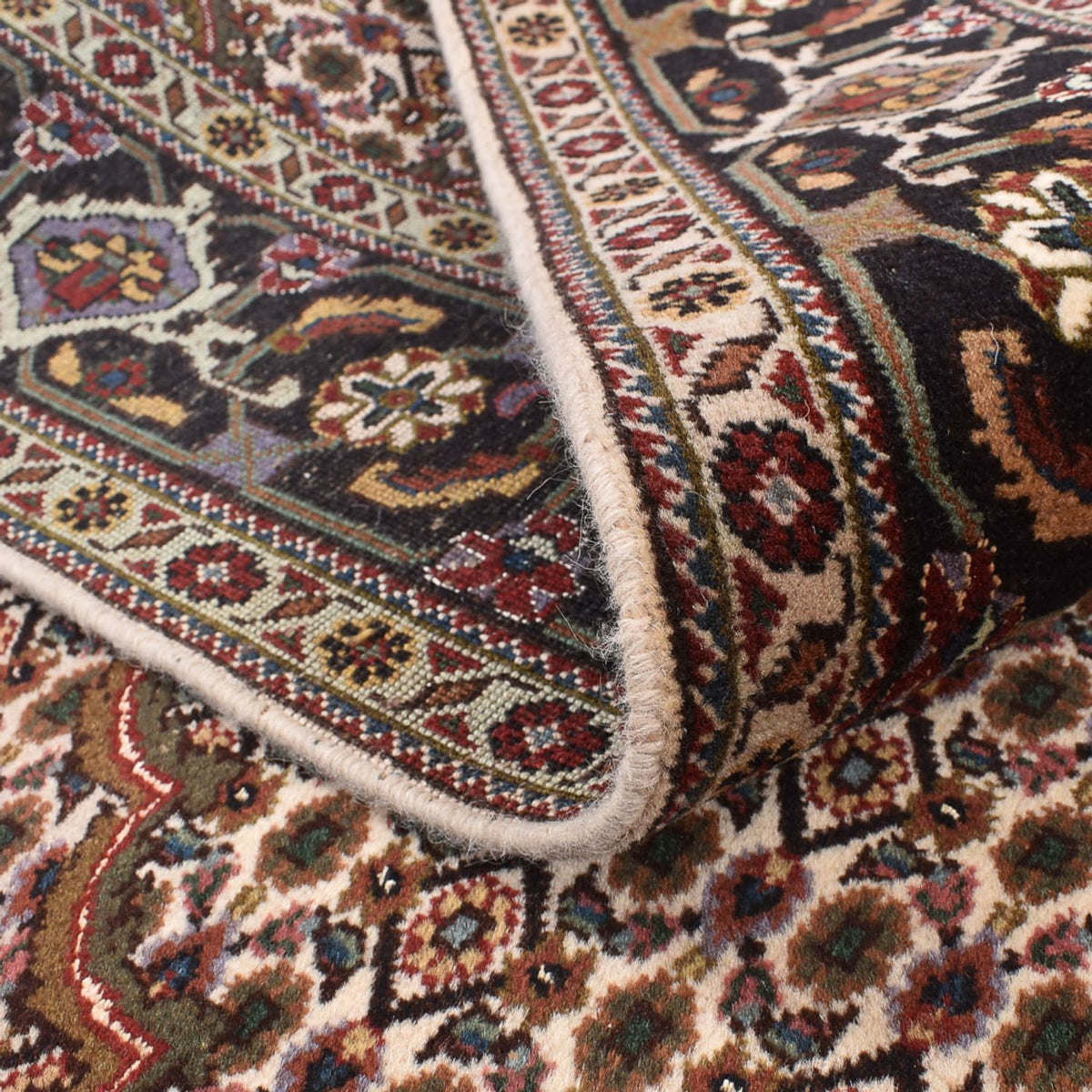 Dywan perski - Tabriz - Królewski kwadratowy  - 206 x 202 cm - jasnobrązowy