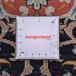 Biegacz Dywan perski - Tabriz - Królewski - 380 x 75 cm - ciemnoniebieski