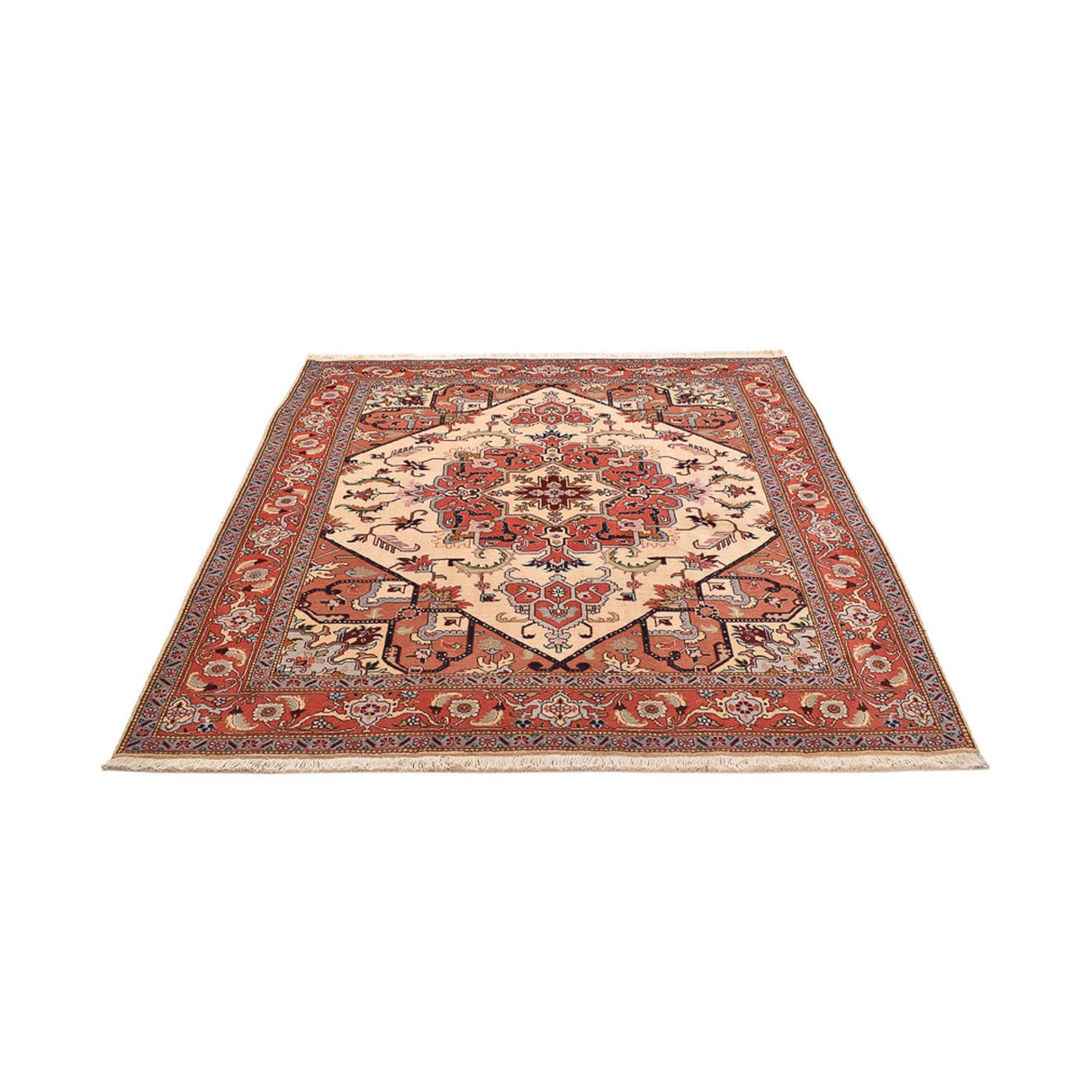 Perski dywan - Nomadyczny kwadratowy  - 200 x 200 cm - kremowy