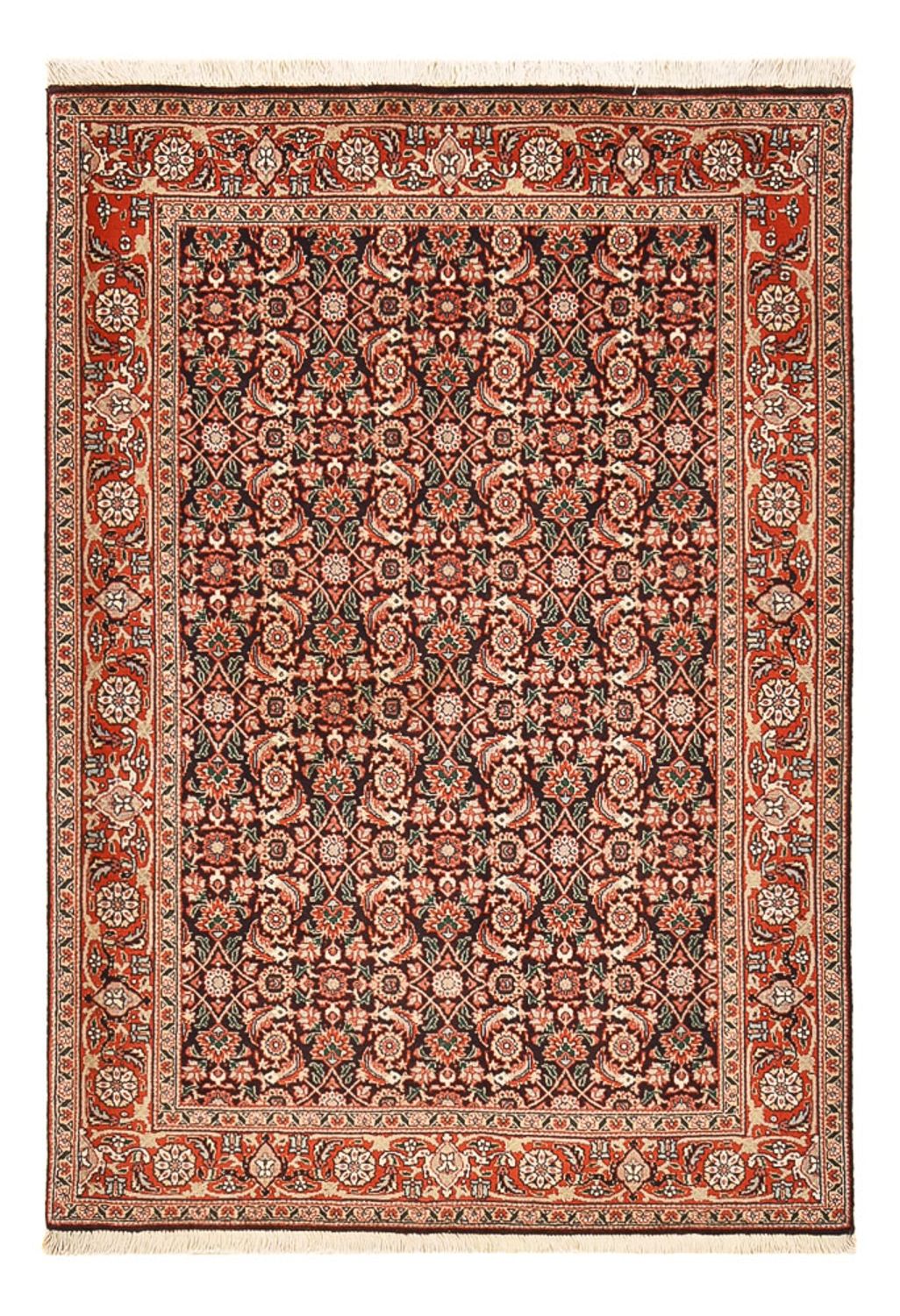 Dywan perski - Tabriz - Królewski - 153 x 103 cm - rdza