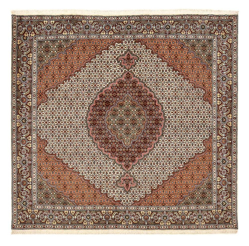 Dywan perski - Tabriz - Królewski kwadratowy  - 203 x 199 cm - wielokolorowy