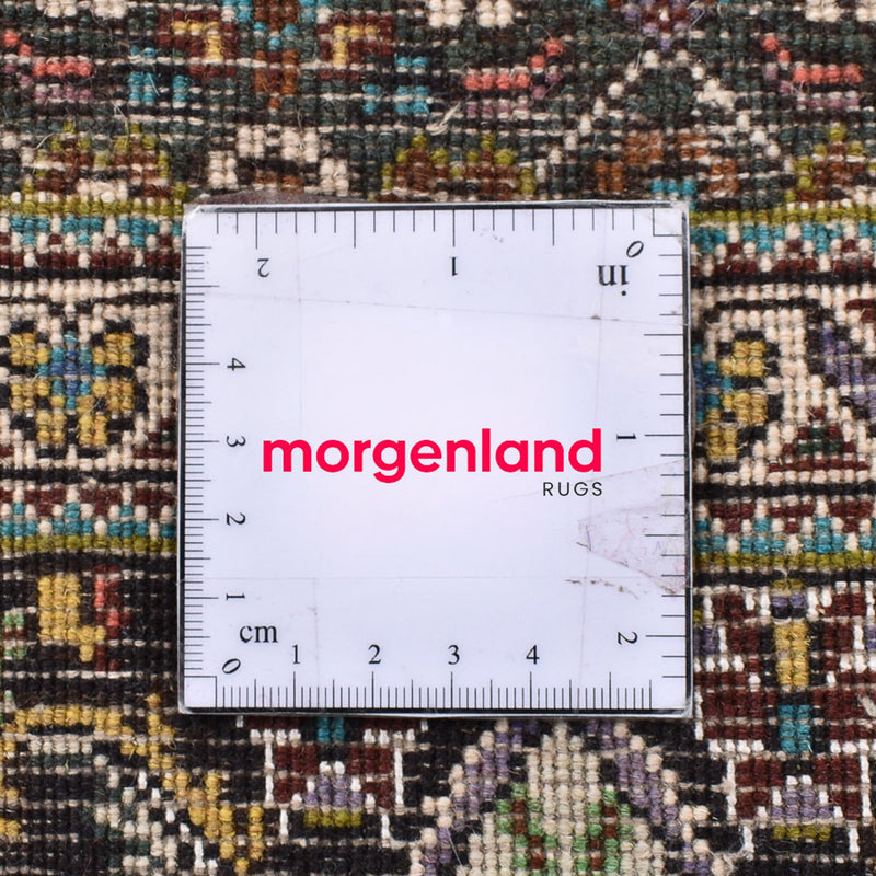 Dywan perski - Tabriz - Królewski kwadratowy  - 201 x 200 cm - brązowy