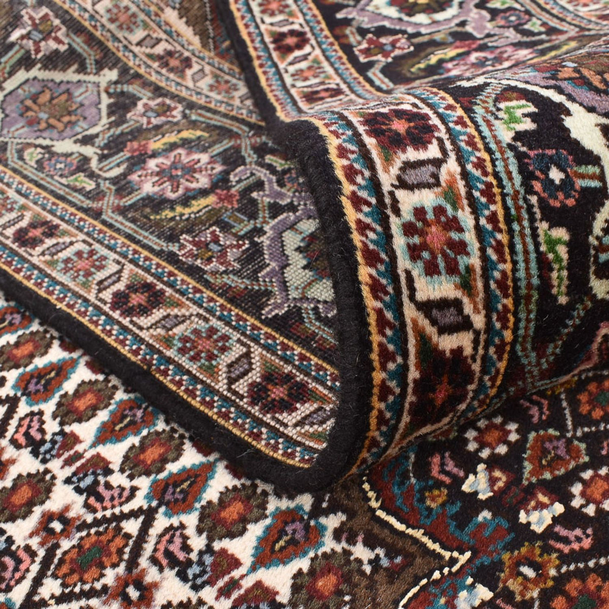 Dywan perski - Tabriz - Królewski kwadratowy  - 206 x 200 cm - brązowy